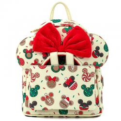 Mochila + Diadema orejas Mickey and Minnie Cookie Disney Loungefly 27cm - Imagen 1