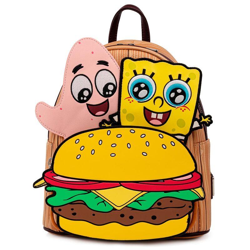 Mochila Crabby Patty Bob Esponja Loungefly 25cm - Imagen 1