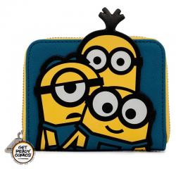 Cartera Triple Minion Bello Minions Loungefly - Imagen 1