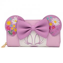 Cartera Holding Flowers Minnie Disney Loungefly - Imagen 1