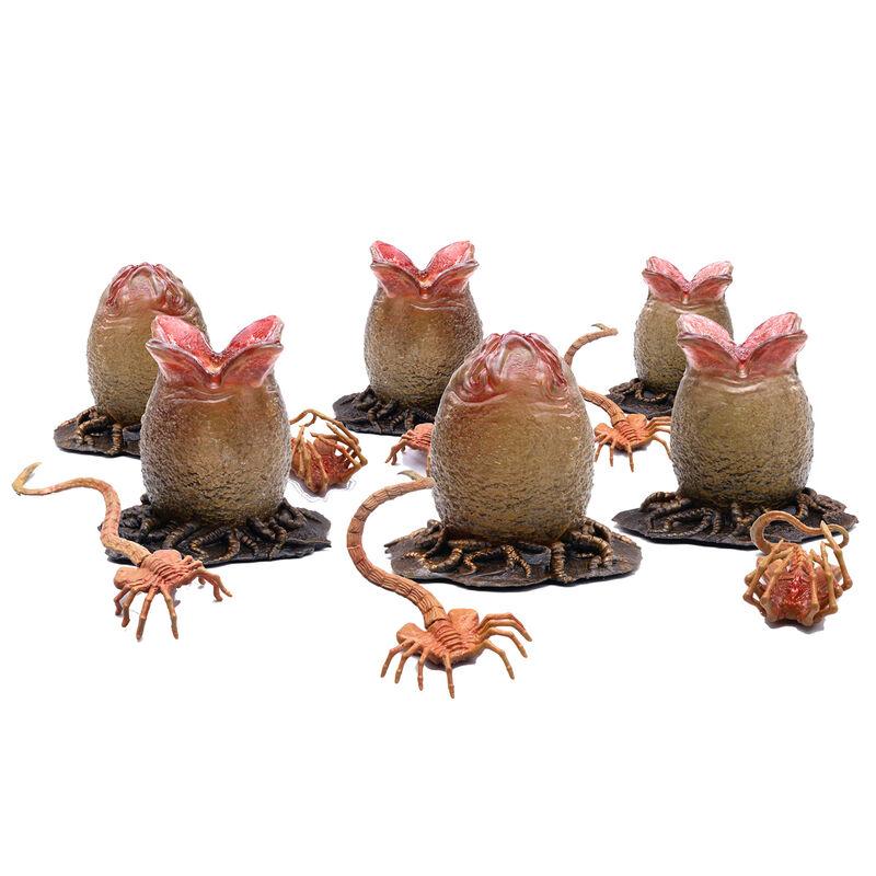 Set 6 figuras Ovomorfos y Facehuggers Alien - Imagen 1