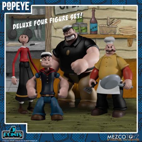 Set 4 figuras Popeye 10cm - Imagen 1