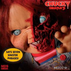 Figura Chucky El Muñeco Diabolico 3 Cara Pizza parlante 38cm ingles - Imagen 2