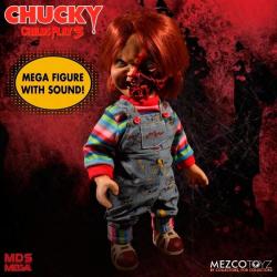 Figura Chucky El Muñeco Diabolico 3 Cara Pizza parlante 38cm ingles - Imagen 3