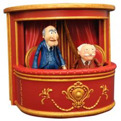 Set 2 figuras articuladas Statler y Waldorf Los Muppets 10cm - Imagen 1