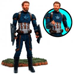 Figura articulada Capitan America Vengadores Avengers Marvel 18cm - Imagen 1