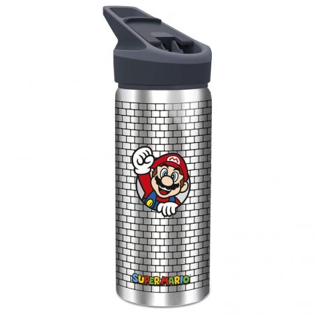 Cantimplora aluminio Super Mario Bros Nintendo - Imagen 1