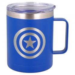 Taza termo acero inoxidable Capitan America Marvel 380ml - Imagen 1