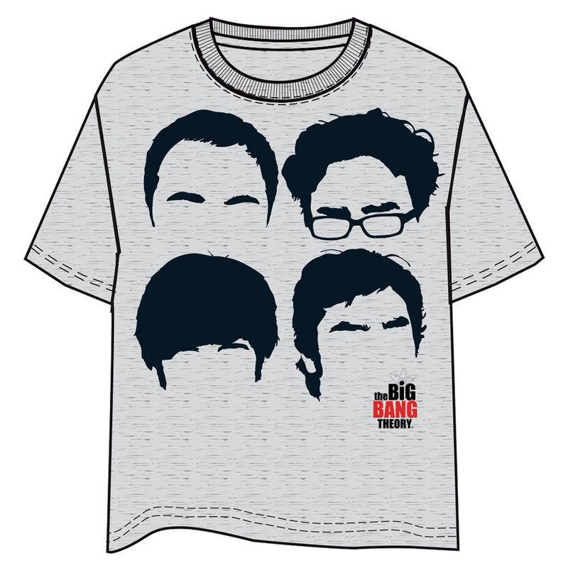 Camiseta The Big Bang Theory siluetas adulto - Imagen 1