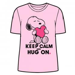 Camiseta Snoopy Pink adulto mujer - Imagen 1