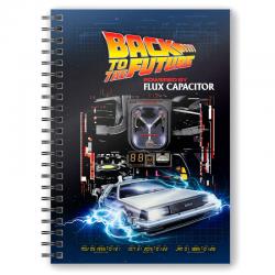 Cuaderno A5 Powered by Flux Capacitor Regreso al Futuro - Imagen 1