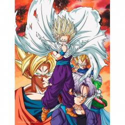 Poster cristal Heroes vs Cell Dragon Ball Z - Imagen 1