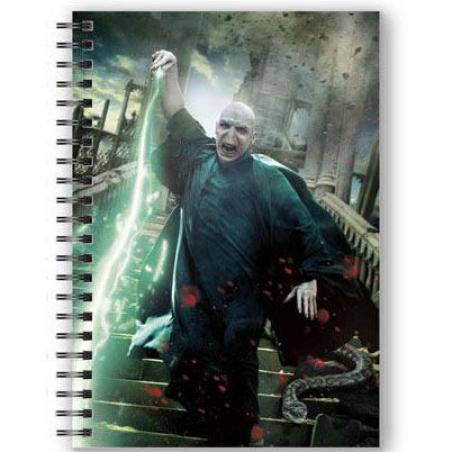 Cuaderno A5 3D Voldemort Harry Potter - Imagen 1