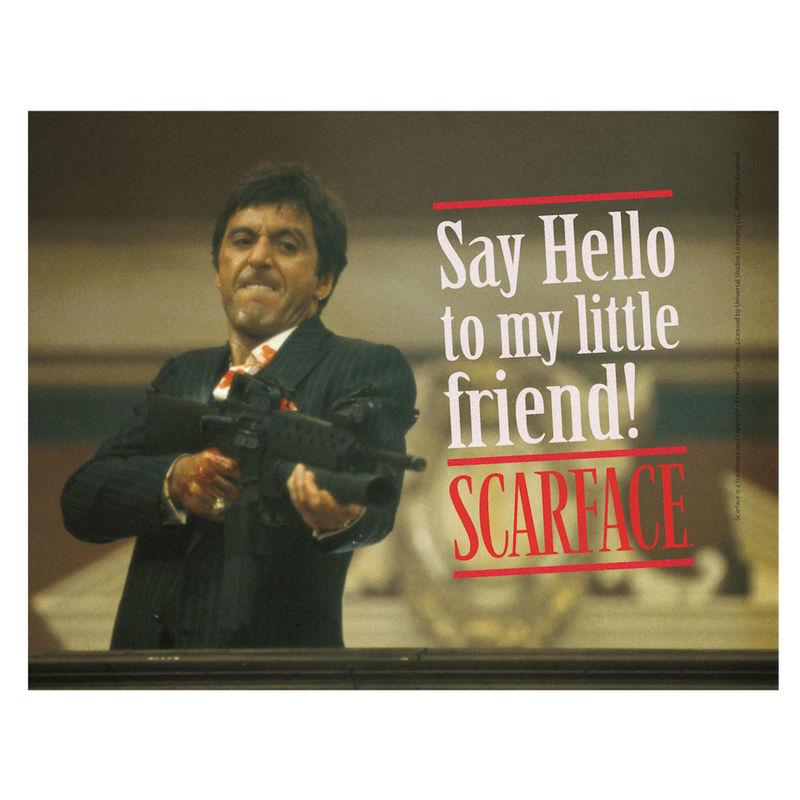 Poster cristal Say Hello Scarface - Imagen 1