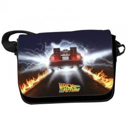 Bolso bandolera solapa DeLorean Regreso al Futuro - Imagen 1