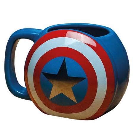 Taza 3D Capitan America Marvel - Imagen 1