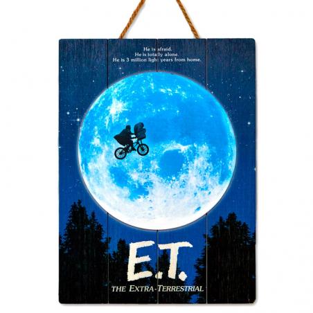 Cartel madera Woodart 3D Print E.T - Imagen 1
