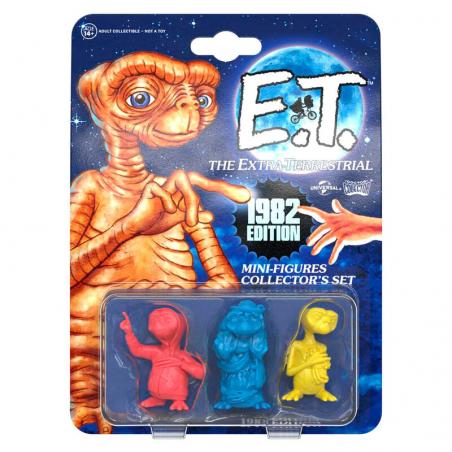 Set 3 minifiguras E.T. El Extraterrestre Collector Set 1982 Edition 5cm - Imagen 1