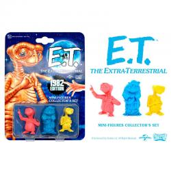 Set 3 minifiguras E.T. El Extraterrestre Collector Set 1982 Edition 5cm - Imagen 3