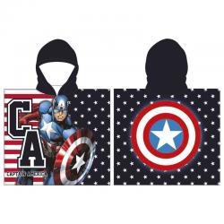 Poncho toalla Capitan America Marvel - Imagen 1