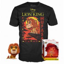 Set figura POP & Tee Disney El Rey Leon Mufasa - Imagen 1