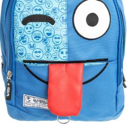 Mochila Spirit Emoticons Blue triple compartimento 42cm - Imagen 1