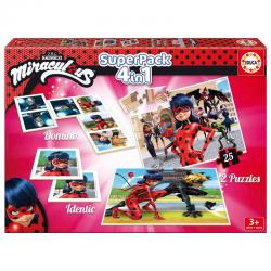 Super pack 4 en 1 Prodigiosa Ladybug - Imagen 1