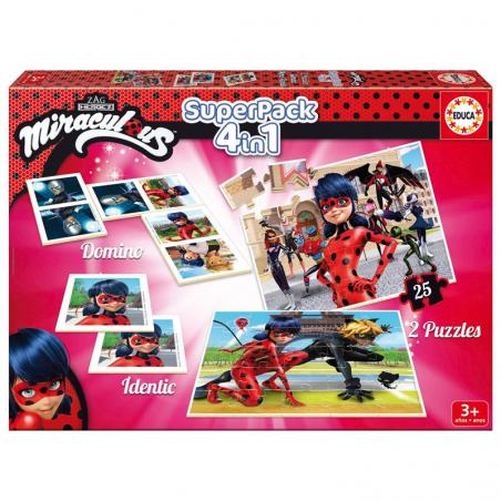 Super pack 4 en 1 Prodigiosa Ladybug - Imagen 1