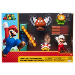 Set diorama Castillo de Lava Super Mario Nintendo - Imagen 1