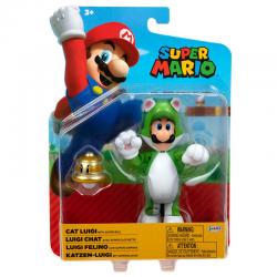 Figura Luigi Felino Super Mario Nintendo 10cm - Imagen 1