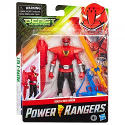 Figura Beast X Mode Red Ranger Power Rangers Beast Morphers 15cm - Imagen 1