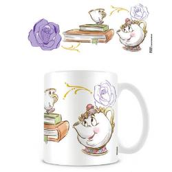 Taza Chip y Mrs Potts La Bella y La Bestia Disney 315ml - Imagen 1