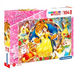Puzzle Maxi Bella y Bestia Disney 104pzs - Imagen 1