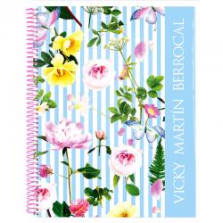 Bloc Vicky Martin Berrocal Garden A4 microperforado 120h - Imagen 1