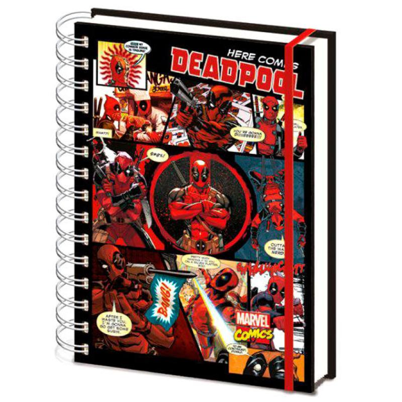 Cuaderno A5 Deadpool Marvel - Imagen 1