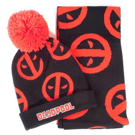 Set gorro y bufanda Deadpool Marvel - Imagen 1