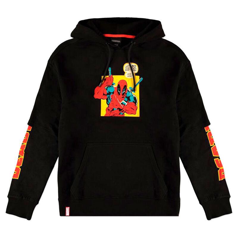 Sudadera capucha Crazy Bad Things Deadpool Marvel - Imagen 1