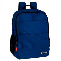 Mochila ordenador Perona Kenia Azul marino 45cm adaptable - Imagen 1
