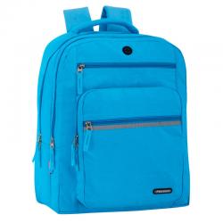 Mochila doble ordenador Perona Friday Azul 44cm adaptable - Imagen 1