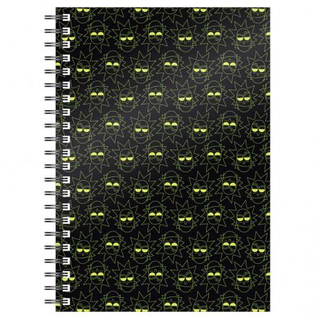 Cuaderno A5 Rick Pattern Rick and Morty - Imagen 1