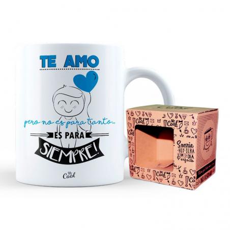 Taza Te Amo azul - Imagen 1