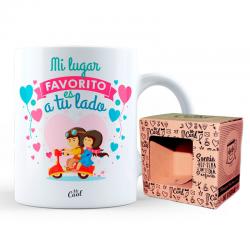 Taza Mi Lugar Favorito Es A Tu Lado - Imagen 1