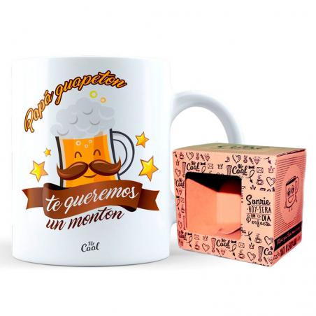 Taza Papa Guapeton Te Queremos Un Monton - Imagen 1