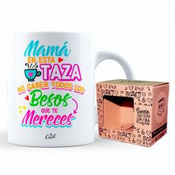 Taza Mama Todos Los Besos Que Te Mereces - Imagen 1