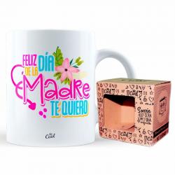 Taza Feliz Dia De La Madre Te Quiero - Imagen 1
