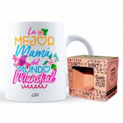 Taza La Mejor Mama Del Mundo Mundial - Imagen 1