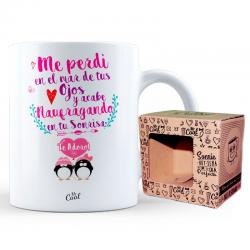 Taza Me Perdi En El Mar De Tus Ojos - Imagen 1