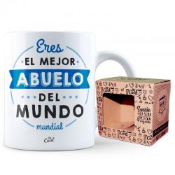 Taza Eres El Mejor Abuelo Del Mundo Mundial - Imagen 1