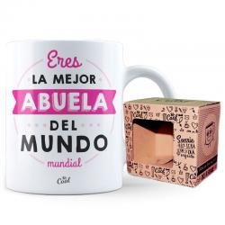 Taza Eres La Mejor Abuelo Del Mundo Mundial - Imagen 1