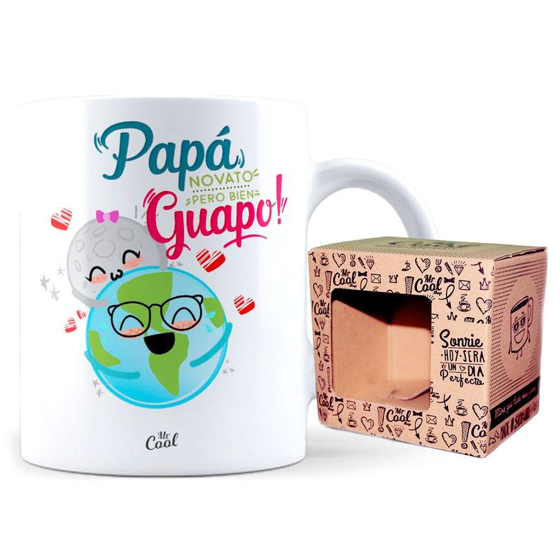 Taza Papa Novato Pero Bien Guapo - Imagen 1